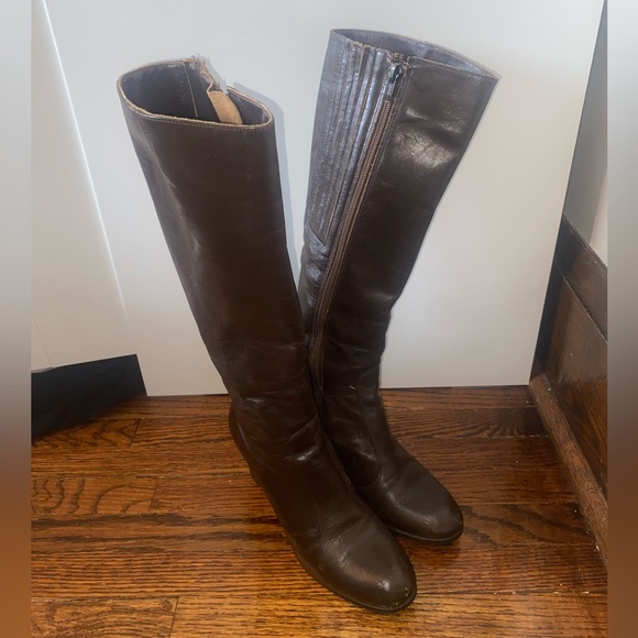Brown Knee High Boots - Picture 1 of 4